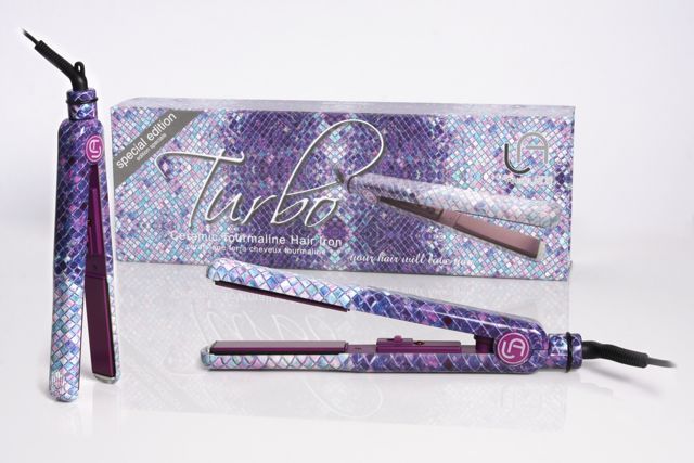 LE ANGELIQUE HAIR STRAIGHTENER FLAT IRON TURBO MOSAIC  