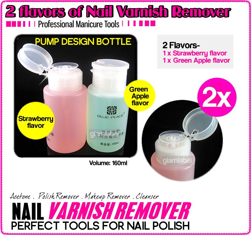 ACETONE NAIL VARNISH POLISH REMOVER 160ml NAS118 B  