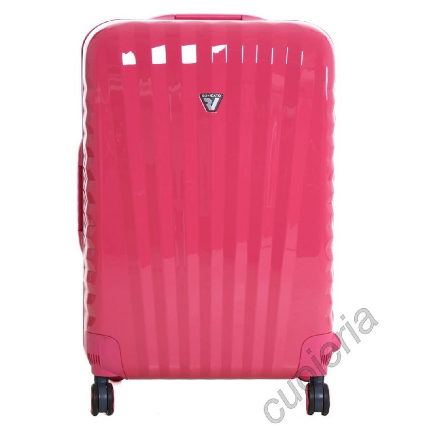   SL Large Trolley Upright 4 wheels Rigid Luggage Pink 5021 New  