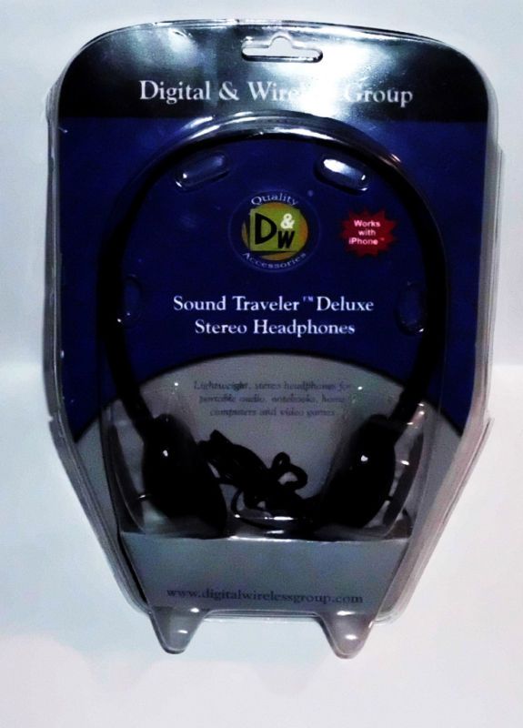 Digital& Wireless Group Sound Traveler Stereo Headphone  