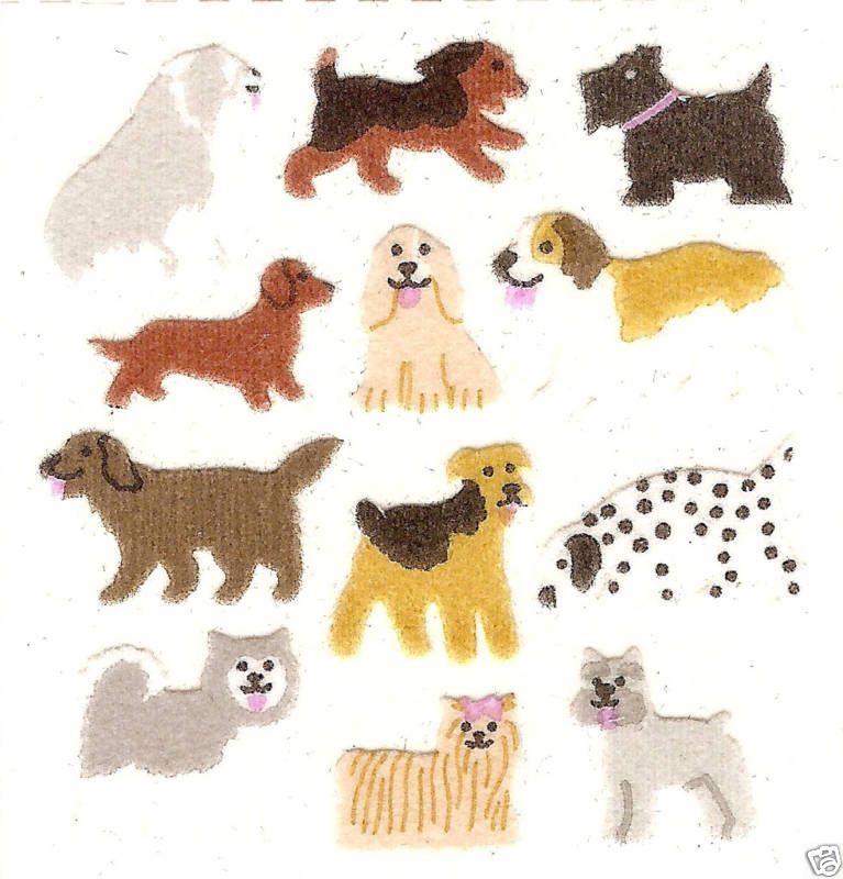 Sandylion Fuzzy Dogs *3 STRIPS* (Mini)  