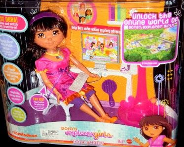 DORA THE EXPLORER INTERACTIVE COMPUTER PC LINKS DOLL NW  