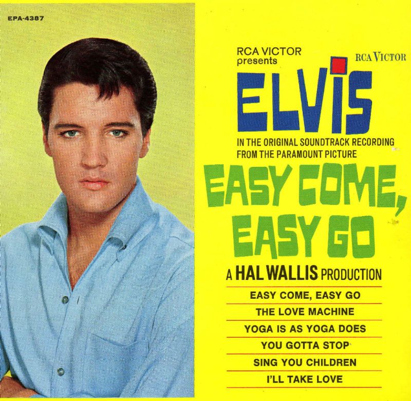 ELVIS PRESLEY EASY COME, EASY GO GERMAN ORIG EP 45 PS  