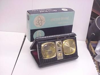 Electro Brand 7 transistor radio, alarm clock, black MINT  