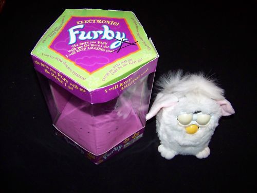 Furby 1998 Tiger Electronics MIB white model 70 800 toy  