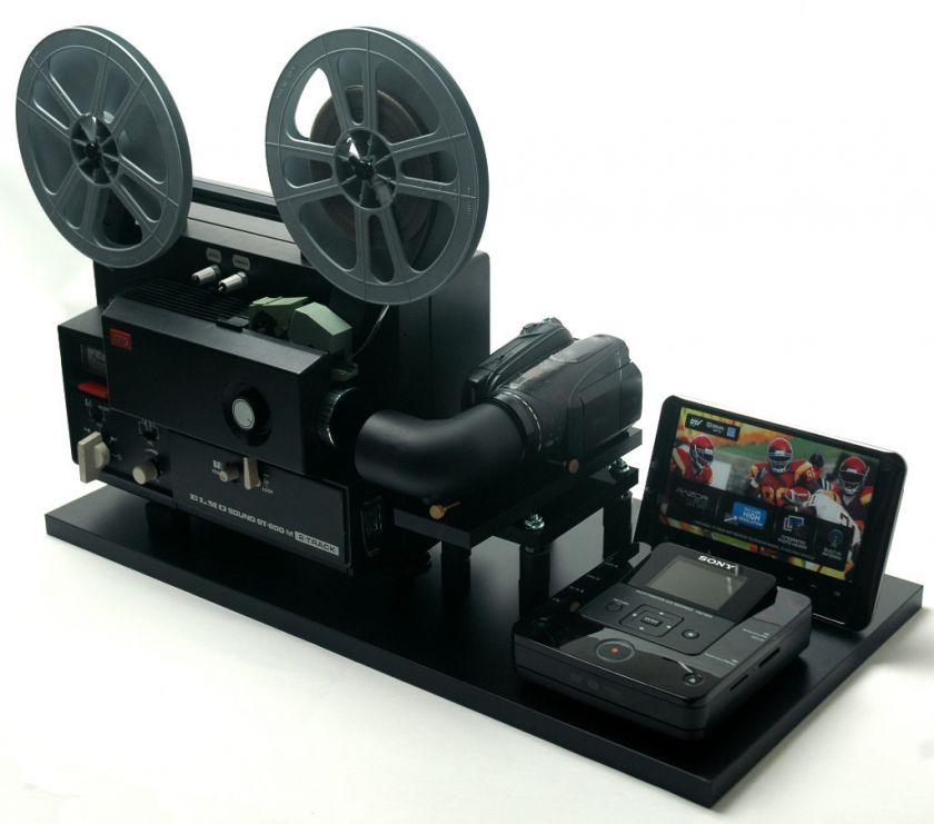 ELMO Super 8 Magnetic & Optical Projector Telecine Transfer Built In 