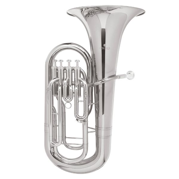 Cecilio EP 280N Bb Euphonium 4 Valve Nickel Plate +Case  