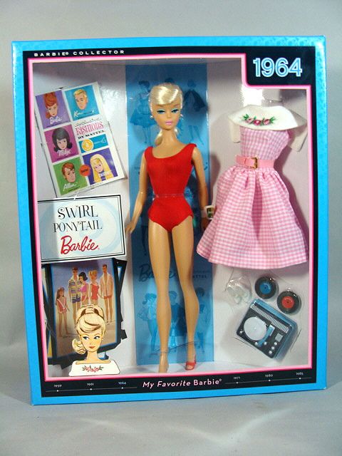 my favorite barbie 1964 ponytail doll type doll year 2010 manufacturer 