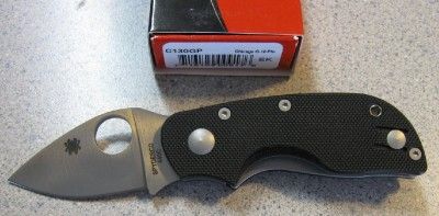 NEW Spyderco C130GP Chicago G 10 Plain Folding Knife  