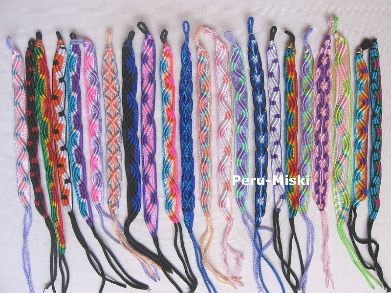 100 FRIENDSHIP BRACELETS Handmade WHOLESALE LOT  