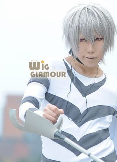   no Index Accelerator Cosplay Short Gray Stunning Hair Wig MB305  