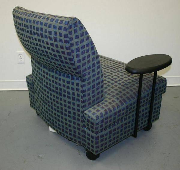 Metro modern danish memphis theater guest club chair  