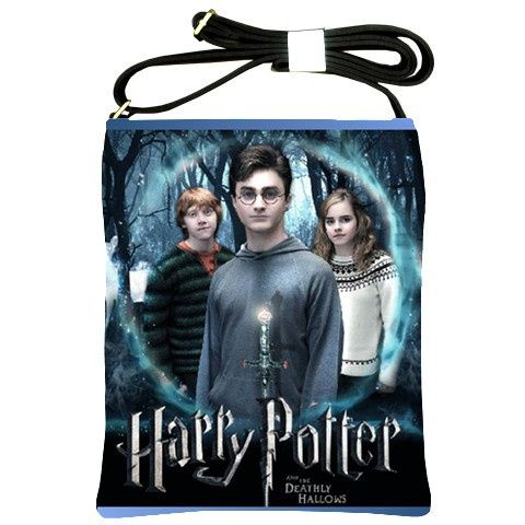 Harry Potter Deathly Hallows Leather Shoulder Sling Bag  
