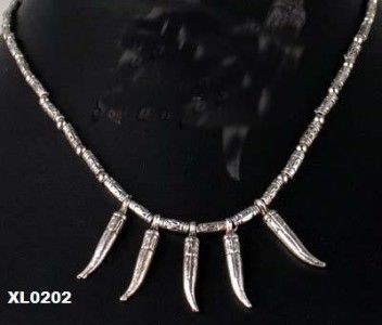 Good Luck Tibetan Silver Necklace, Christmas Gift  