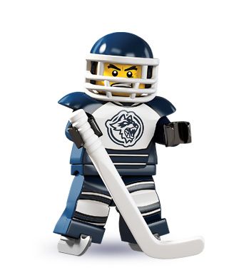   Korea Lego 8804 Minifigures Series 4 Minifig City Figure Hockey Player