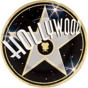Pack of 8 Hollywood Style Theme Dinner Party Plates  