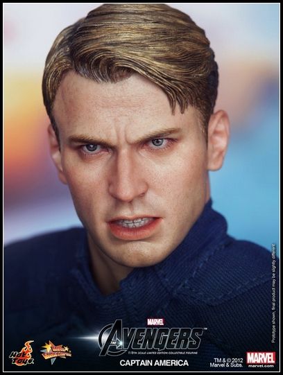 Hot Toys 1/6 Marvel The Avengers   Captain America NEW  