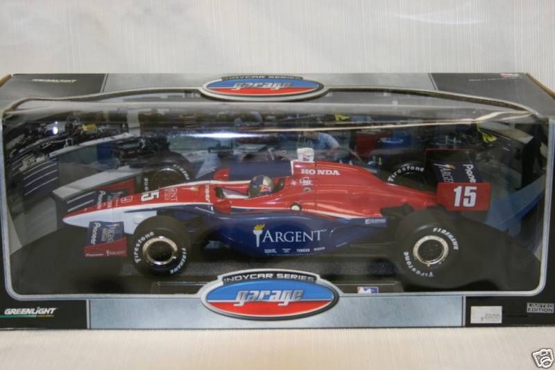 18 Greenlight Indycar Series Garage Buddy Rice Model  