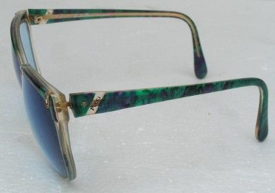 PUCCI VINTAGE OPAL TEAL TURQUOISE GREEN DESIGNER FRAMES  