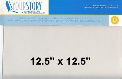 YourStory Laminating Pouches   12.5 x 12.5   12/pack  