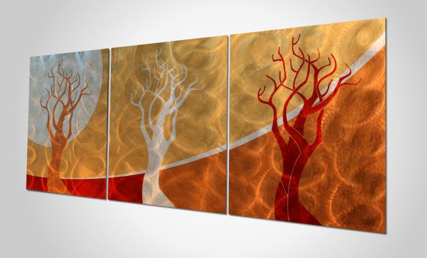   Painting  Large Modern Tree Wall Art  Metal Sculpture Decor  