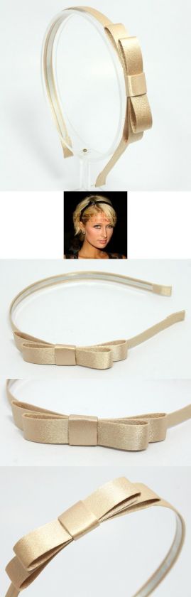 CELEBRITY HAIRBAND DOUBLE RIBBON BOW HEADBAND HB1116  