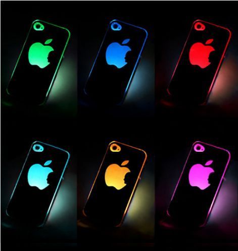   Case Cover for Apple iPhone 4 4S 4G LED LCD Color Changed Gift  