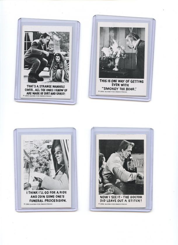 The Munsters (1964) complete set Leaf #1 72 PSA  