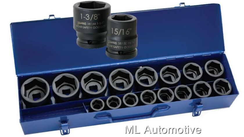 JH WILLIAMS TOOLS 3/4 DR IMPACT SOCKET SET *BIG SALE*  