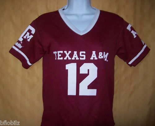 TEXAS A&M AGGIES NCAA #12 Franklin Mesh Jersey New