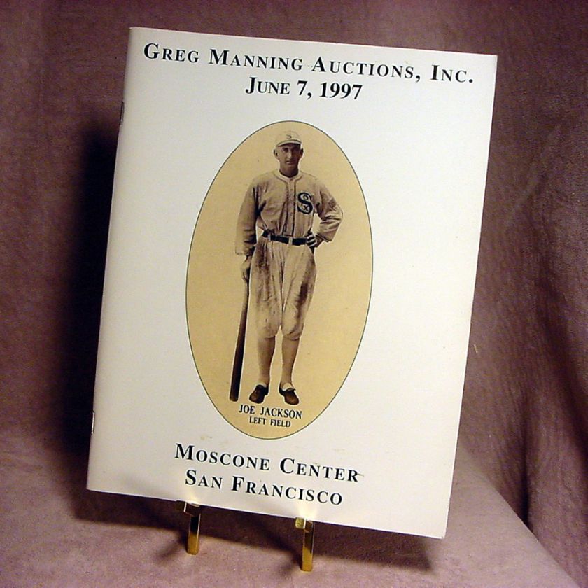 Baseball Auction Vintage Sports (Greg Manning 1997)  