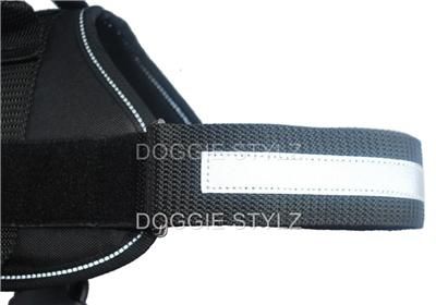 Dog Harness IN TRAINING reflective patches Assistance  