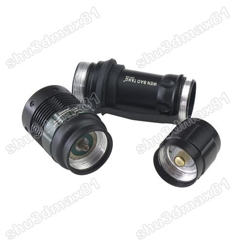   Zoom Adjustable Focus Super Bright CREE Q5 LED Flashlight Torch Alloy