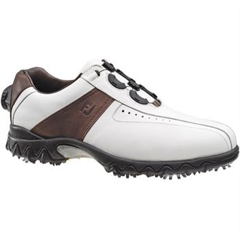   CONTOUR BOA GOLF SHOES MEN WHITE/BROWN 54055 667974264779  