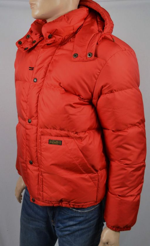 Polo Ralph Lauren RED DOWN PUFFER SKI SNOW JACKET COAT NWT M $325 
