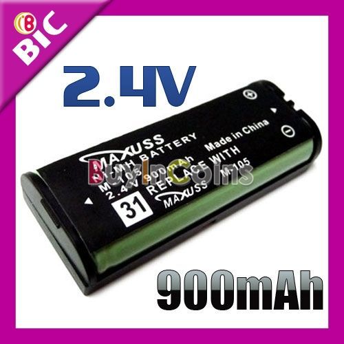 900mAh Replacement NiMH Battery for Panasonic HHR P105  