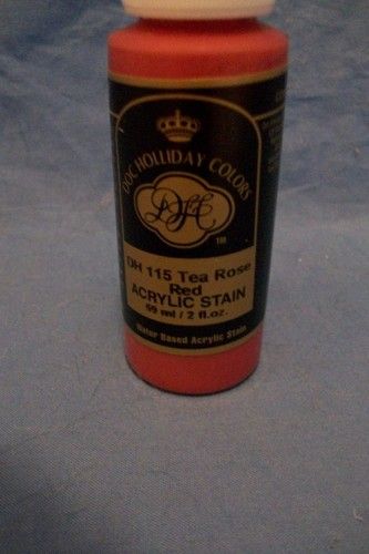 Doc Holliday Acrylic Paint DH115 Tea Rose Red 2oz New  