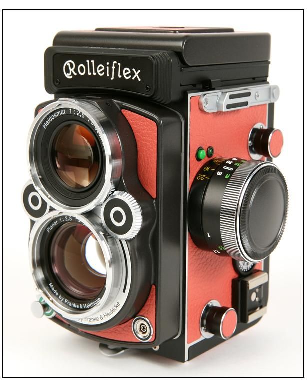 Prototype* Rolleiflex 2.8FX A LA Carte *Color leather* set 2.8 FX 