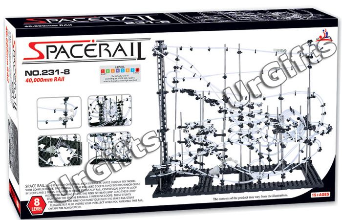   Level 8 Steel Marble Roller Coaster SpaceWarp Type NEW Arrival