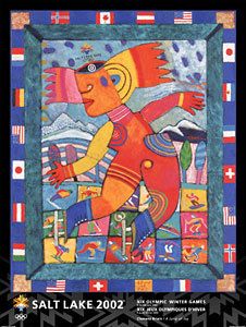 Salt Lake City 2002 Winter Olympic Poster #2  