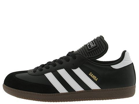 NEW MEN ADIDAS SAMBA CLASSIC BLACK WHITE ORIGINAL NIB  