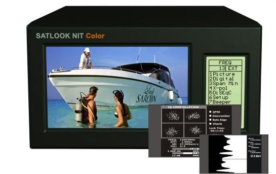 Satlook NIT Color Spectrum Analyzer Satellite Ex Demo  