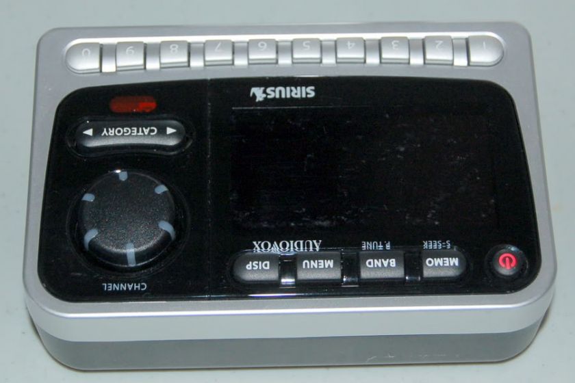 Audiovox S.R.S. Satellite Radio Shuttle SRS Receiver XM Sirius SIRPNP2 