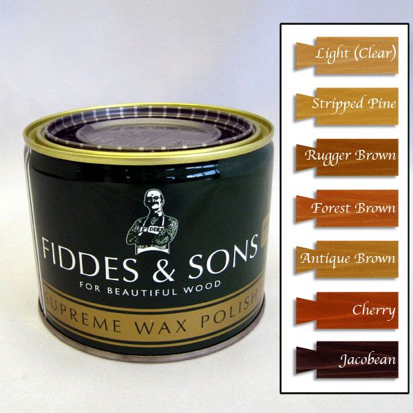 Fiddes Supreme Wax Polish, 7 Colors Available  