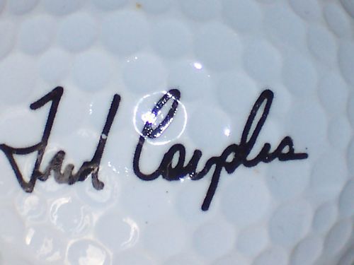 FRED COUPLES TALEGA GOLF CLUB SIGNATURE LOGO GOLF BALL  