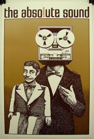 The Absolute Sound vintage poster by Gary Viskupic  