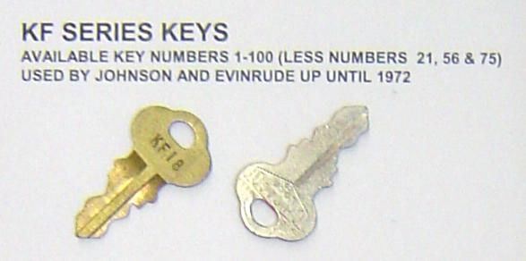   Outboard Ignition Spare Boat Starter Key All Years Johnson OMC BRP