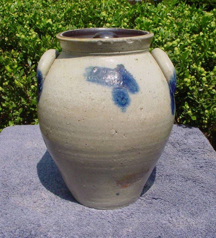 Bennage, Portage County, Ohio Stoneware Jar 1837  