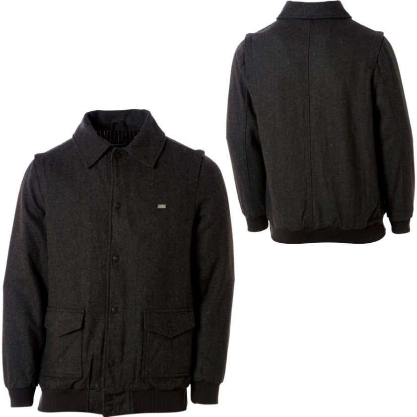 Fourstar Clothing Co Montrough Jacket   Mens Black Small  