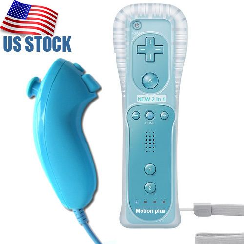   Motion plus Remote Controller and Nunchuck Pack 2 in 1 for Wii  